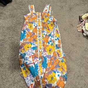 Floral maxi length dress